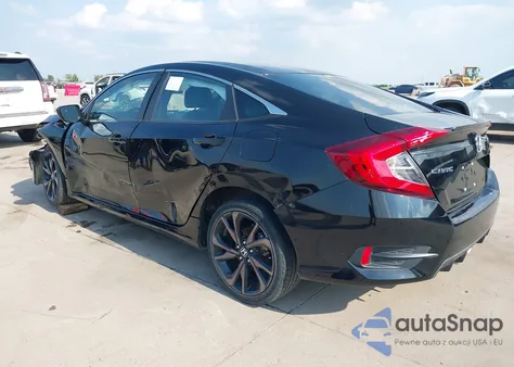 2021 Honda Civic Sport из США, поврежденный, VIN 2HGFC2F84MH536205